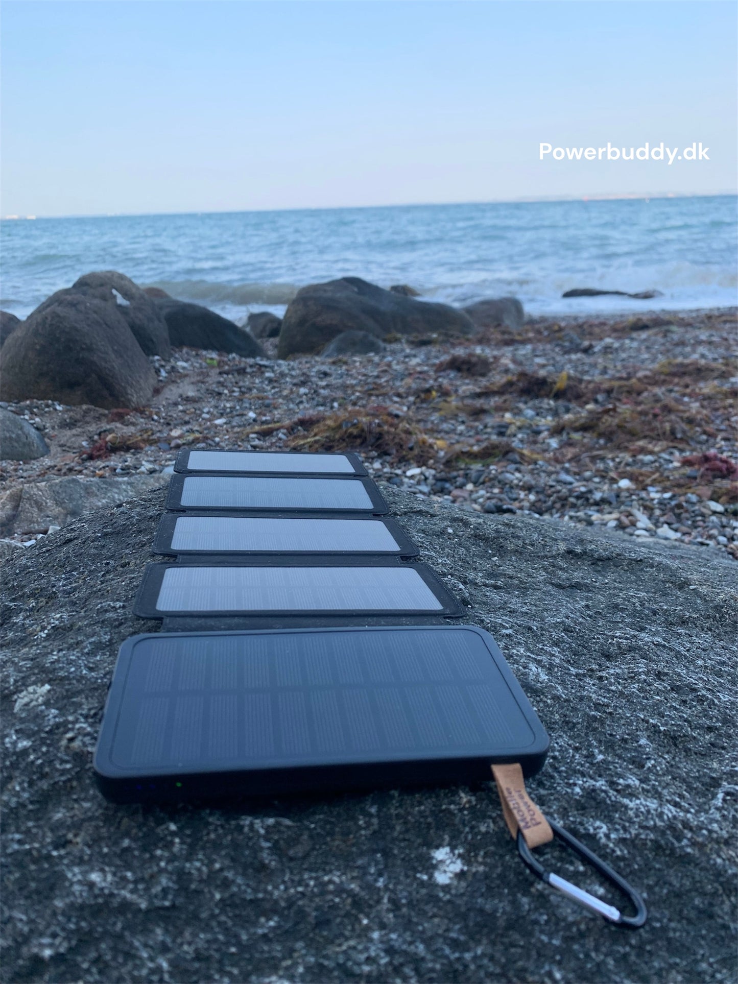 Solcelle Powerbank™ 10.000 mAh 5-Panel